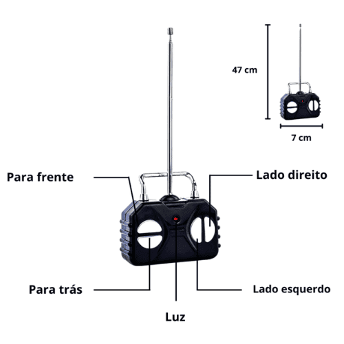 Carrinho Dasher 360º - Diversão Sem Fim