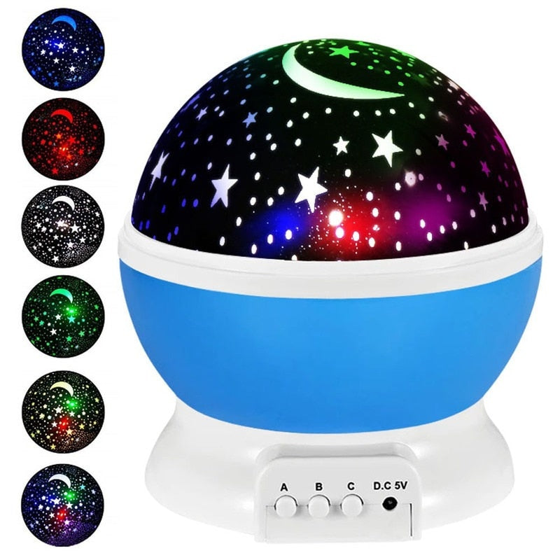 Luminária Projetor De Estrelas 360˚ Em Formato Esférico Via USB