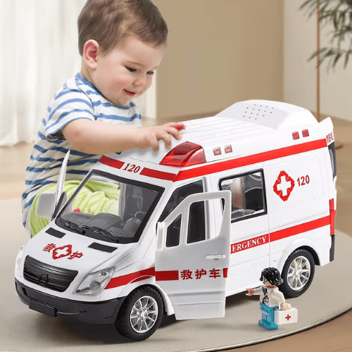 Ambulância de Resgate Rápido - Aventura e Desenvolvimento Infantil