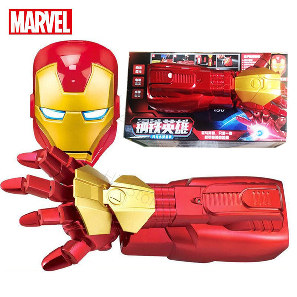 Conjunto De Máscara e Luva Do Homem De Ferro Marvel